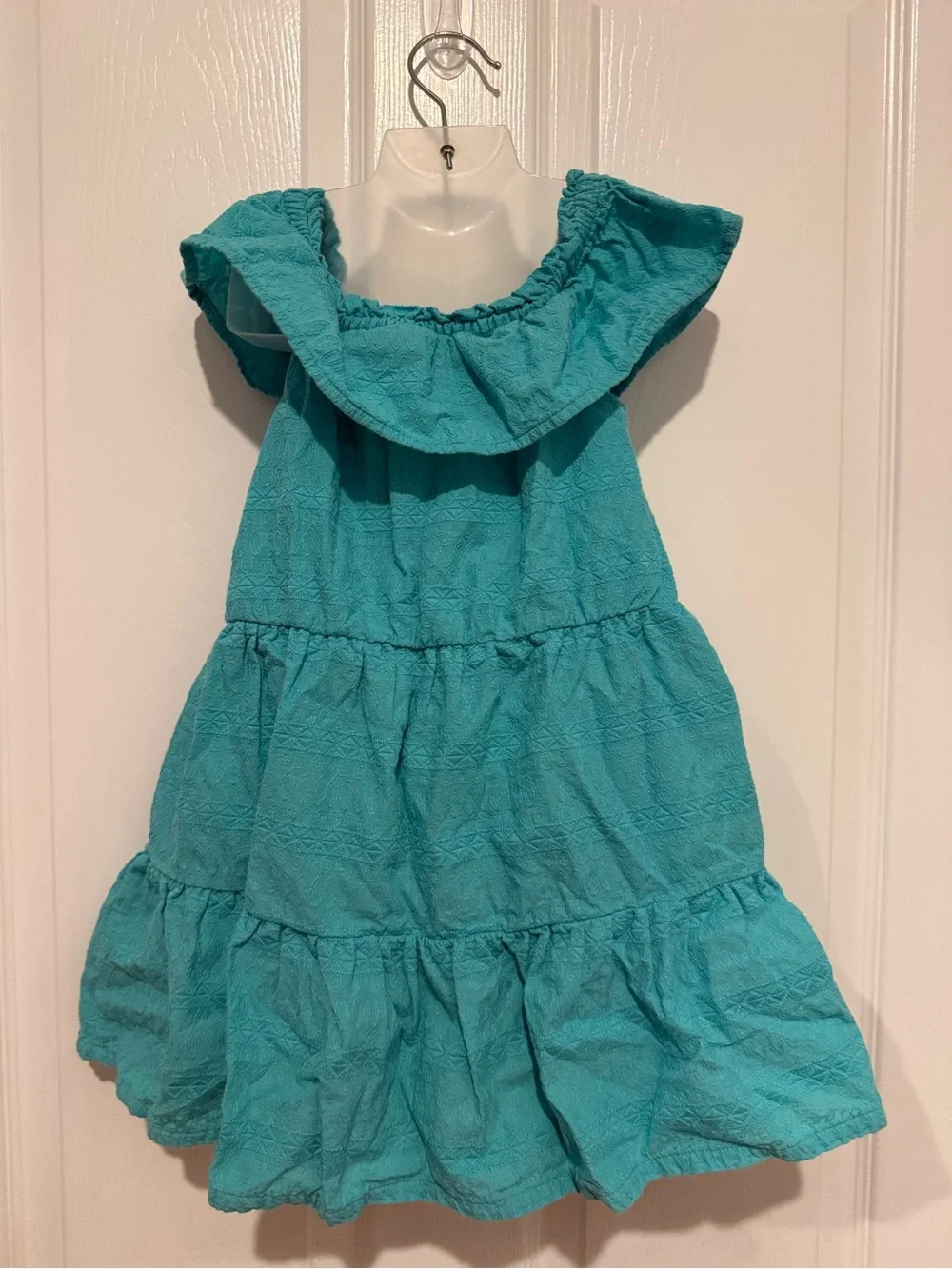 OshKosh B'gosh Turquoise Ruffle-Tier Dress